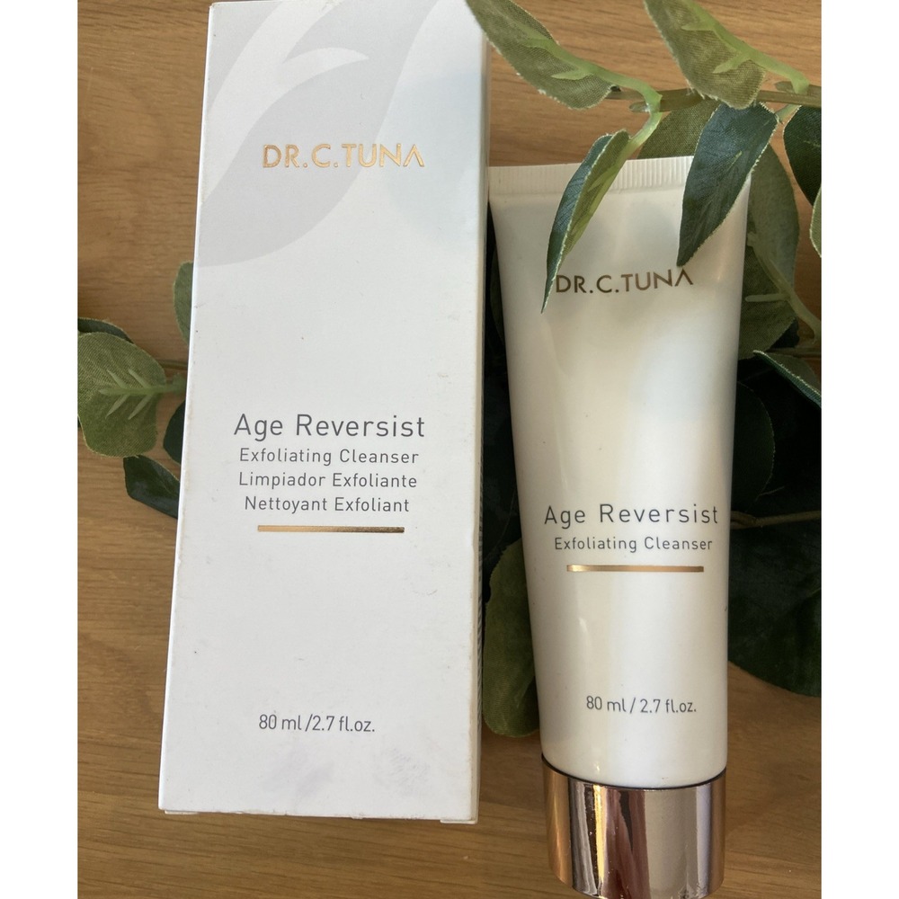LOT OF 2 FARMASI DR C TUNA AGE REVERSIST EXFOLIATING CLEANSER